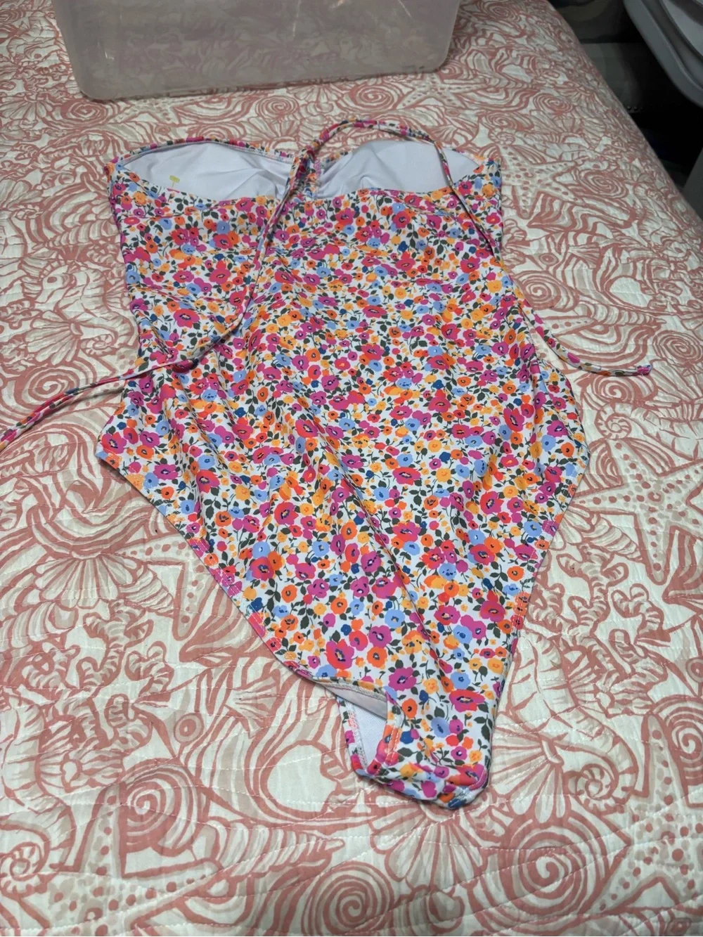 Women Floral One-Piece Swimsuit in Multicolor